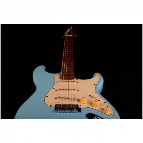 JET JS-300 BL электрогитара, Stratocaster, корпус липа, 22 лада,SSS, tremolo, цвет Sonic blue фото 5