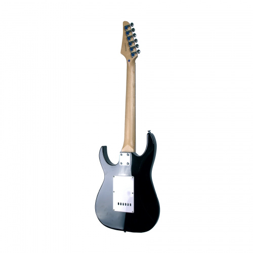 REDHILL STM100/BK эл. гитара уменьш., Superstrat, 600мм, H+H, 1V/1T/5P, тополь+клен, цвет черный фото 6