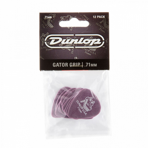 Dunlop Gator Grip Standard 417P071 12Pack медиаторы, толщина 0.71 мм, 12 шт. фото 4