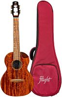 FLIGHT MUSTANG TENOR EQ-A укулеле тенор с активным звукоснимателем, ALL SOLID акация, чехол