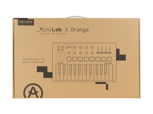 Arturia MiniLAB 3 Orange Edition 25 клавишная MIDI-клавиатура пэд-контроллер фото 16