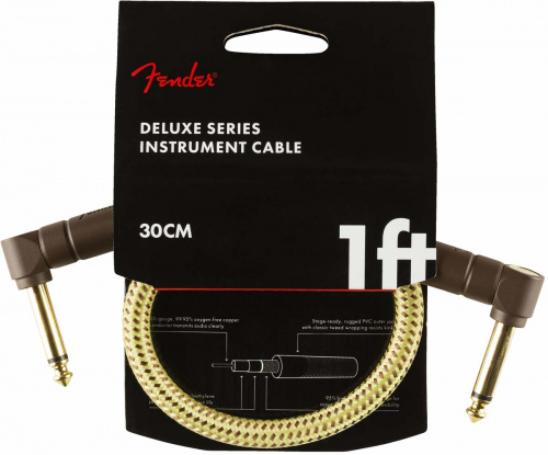 FENDER DELUXE 1' INST CABLE TWD инструментальный кабель твид 1'
