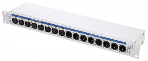 RME DTOX-16 I/O модуль расширения 2 x SUB-D 25-pin — 8 x XLR аналоговых входов and 8 x XLR аналоговых выходов, 19", 1HU
