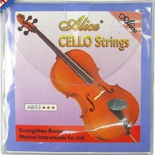 ALICE A803 Струны для виолончели. Основа струн сталь, обмотка выполнена из сплава никеля.