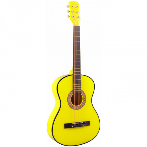 DAVINCI DF-50A NG гитара акустическая шестиструнная, цвет неоново-зеленый фото 2