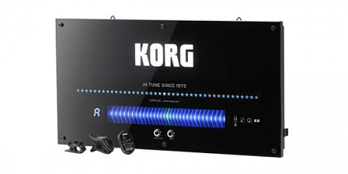KORG WDT-1 тюнер цифровой хроматический настенный, цвет черный, синяя шкала