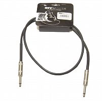 Invotone ACI1001BK инструментальный кабель, mono jack 6,3 — mono jack 6,3, длина 1 м (черный)