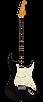 SX SST62+/BK Электрогитара, stratocaster, корпус: ольха, гриф: клён, накладка: палисандр, 21 лад, ре