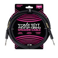 Ernie Ball 6072 кабель спикерный, джек джек, длина 1.8 метра, цвет чёрный