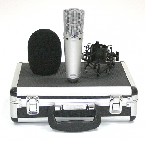 INVOTONE SM150B студийный Pro микрофон конденсаторный, -10дБ, фильтр НЧ, ветрозащита, паук, кейс фото 2