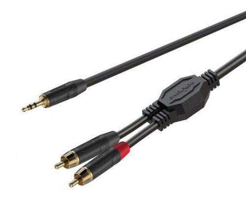 ROXTONE GPTC140/3 Аудио-кабель, JACK(S) 3,5MM-2*RCA, 3м