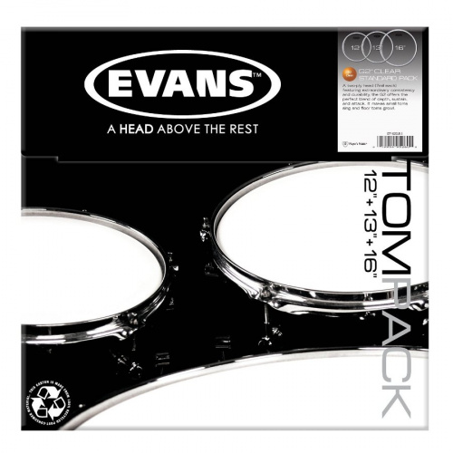 Evans ETP-G2CLR-S комп-т пласт. 12 13 16 Genera G2 Clear фото 2