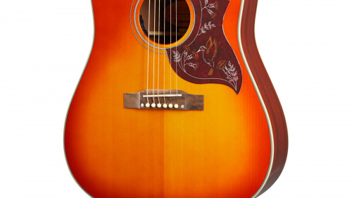 EPIPHONE Hummingbird Aged Cherry Sunburst электроакустическая гитара, цвет санбёрст фото 2