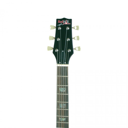REDHILL SGX200/TR эл.гитара, SG, H+H, 2V/2T/3P, махагон, цвет прозрачный красный фото 3