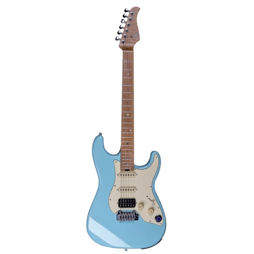 Mooer GTRS P801 Blue Электрогитара со встроенным процессором, HSS, клен, цвет голубой