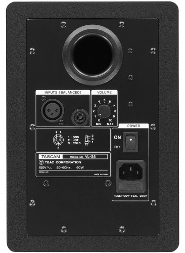 TASCAM VL-S5 активный студийные монитор, НЧ 5,25" ВЧ 1", усилитель НЧ 40 Вт + ВЧ 30 Вт, 60 Гц - 22 кГц фото 2