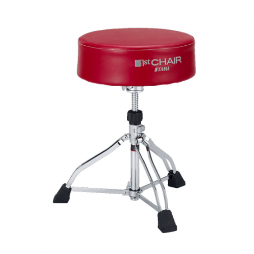 TAMA HT830R 1ST CHAIR Round Rider XL Drum Throne (Red Seat) стул для барабанщика, большой размер сидушки, цвет красный