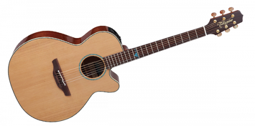 TAKAMINE TSF40C NEX CUTAWAY электроакустическая гитара типа NEX CUTAWAY с кейсом. цвет Gloss Natural. преамп CTP-1 фото 2