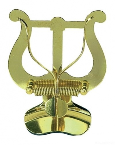 GEWA Large Lyra Trumpet лира (минипульт для нот) для трубы, крепление на раструб, латунь (730580)