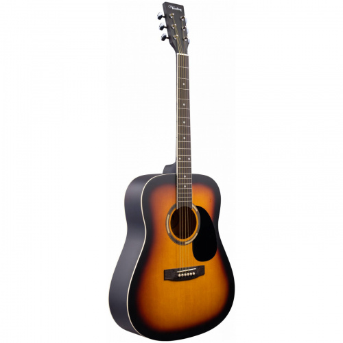 VESTON D-40 SP/SBS акустическая гитара, дредноут, ель/липа, цвет санберст, глянец фото 3