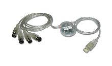 iCON MidiPort USB MIDI интерфейс, 1х1 MIDI вход/выход, 16х16 MIDI каналов, Plug&Play, совместим с Windows XP, Vista (32-бит), Windows 7 (32-бит/64-бит