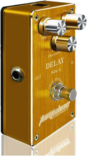 TOMSLINE ADL-1 Педаль эффектов Delay, питание от БП и батареи 9в фото 3