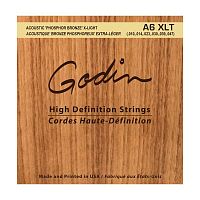 Godin A6 XLT 008988 струны для акустической гитары 10-47, фосфор бронза
