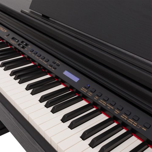 ROCKDALE Fantasia 128 Graded Black цифровое пианино, 88 клавиш. Цвет черный. фото 10