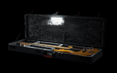 GATOR GTSA-GTRBASS-LED пластиковый кейс для бас-гитары c LED-подсветкой фото 4