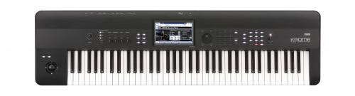 KORG Krome-73 клавишная рабочая станция, 73 клавиши, система синтеза EDS-X (Enhanced Definition Synthesis-eXpanded), максимальная полифония 120, 3,8 Г