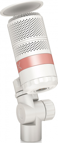 TC Helicon GoXLR MIC-WH микрофон динамический, кардиоидный с попфильтром, крепление с двойным шарниром, цветные кольца, белый фото 3