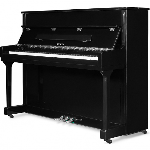 Becker CBUP-121PB-2 пианино черное полированное, банкетка в комплекте 121 см. пр-во Китай
