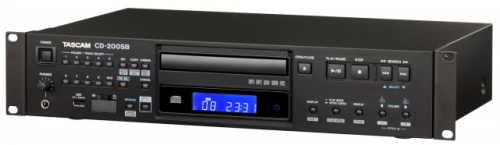 Tascam CD-200SB CD/SD/USB проигрыватель Wav, MP3, MP2, WMA, AAC, RCA/ XLR/SPDIF, CD-Text, Anti-shock, CD pitch 14%, 2U, пульт ДУ фото 5