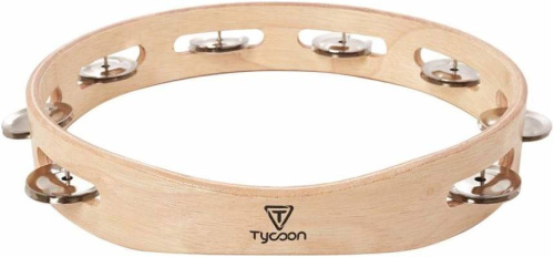 TYCOON TBW-10S BB Тамбурин, цвет: натуральный, материал: дерево, медные джинглы