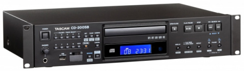 Tascam CD-200SB CD/SD/USB проигрыватель Wav, MP3, MP2, WMA, AAC, RCA/ XLR/SPDIF, CD-Text, Anti-shock, CD pitch 14%, 2U, пульт ДУ фото 4