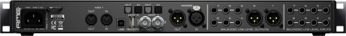 RME Fireface UFX II рэковый 60-канальный, 192 kHz, USB Audio итнерфейс, 19", 1 HU фото 3