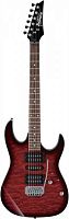 IBANEZ GRX70QA-TRB электрогитара HSH с тремоло и кленовым топом, цвет красный