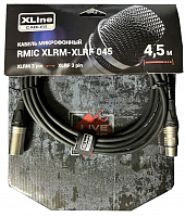 Xline Cables RMIC XLRM-XLRF 045 Кабель микрофонный XLR 3 pin male XLR 3 pin female длина 4.5м