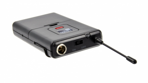 Axelvox PT7000GTS Поясной передатчик для радиосистемы DWS7000HT. В комплекте передатчик, головной микрофон, петличный микрофон, инструментальный кабел фото 6