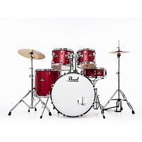 Pearl RS505C/C747 ударная установка из 5-ти барабанов, цвет Matte Red, (3 коробки)