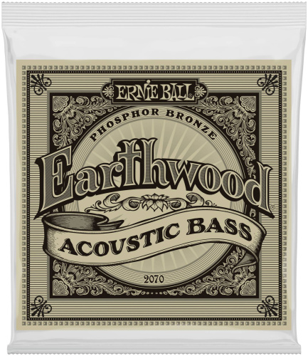 Ernie Ball 2070 струны для акуст.бас-гитары Earthwood Phosphor Bronze Acoustic Bass (45-55-80-95)
