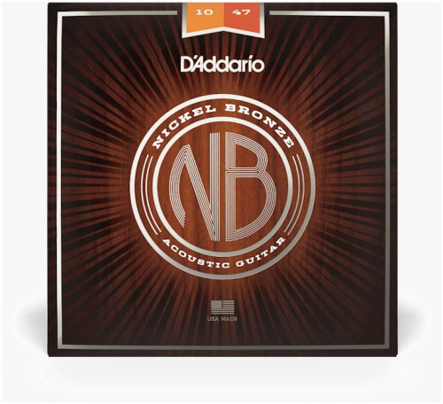 D'Addario NB1047 струны для акустической гитары,Extra Light, 10-47 фото 2