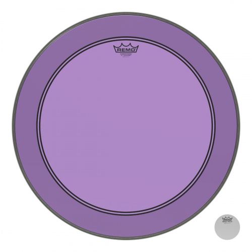 Remo P3-1322-CT-PU 22 Powerstroke Colortone пластик для бас барабана прозрач.,однослойн.,пурпурный