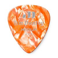 Dunlop Celluloid Orange Pearloid Medium 483P08MD 12Pack медиаторы, средние, 12 шт.