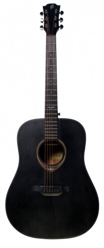 FLIGHT D-435 BK акустическая гитара, цвет черный