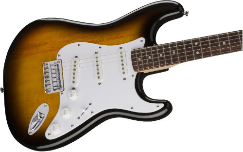 Squier (A) Stratocaster Pack, Laurel Fingerboard, Brown Sunburst, Gig Bag, 10G Комплект: электрогитара (санберст) + к фото 4
