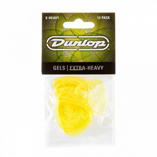 Dunlop Gels X-H Yellow 486PXH 12Pack медиаторы, extra heavy, 12 шт. фото 4