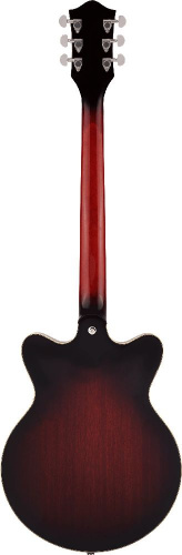 GRETSCH G2655-P90 Streamliner Jr. Double-Cut P90 Claret Burst полуакустическая гитара, цвет - коричневый фото 2