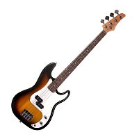 REDHILL PB200/VS бас-гитара 4-стр, P+P, 864 мм, корпус тополь, гриф клен, цвет санберст