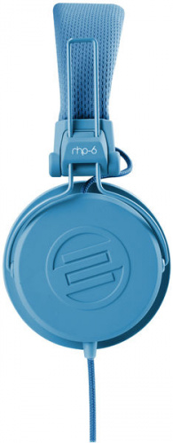 Reloop RHP-6 Blue профессиональные DJ наушники закрытого типа с iPhone контролем фото 5